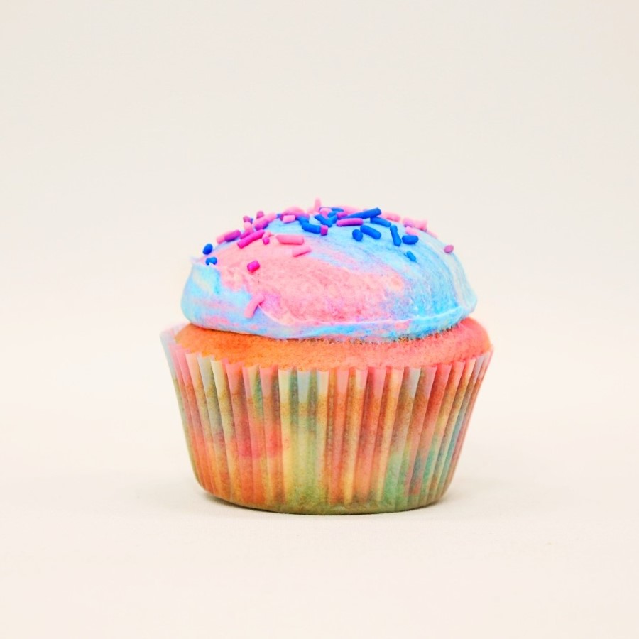 Cotton Candy Cupcake